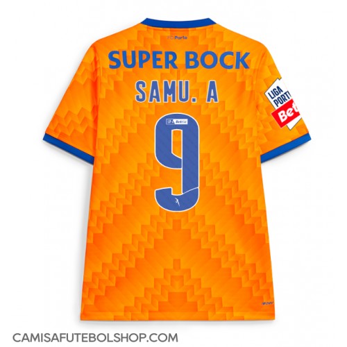 Camisa de time de futebol Porto Samu Omorodion #9 Replicas 2º Equipamento 2024-25 Manga Curta